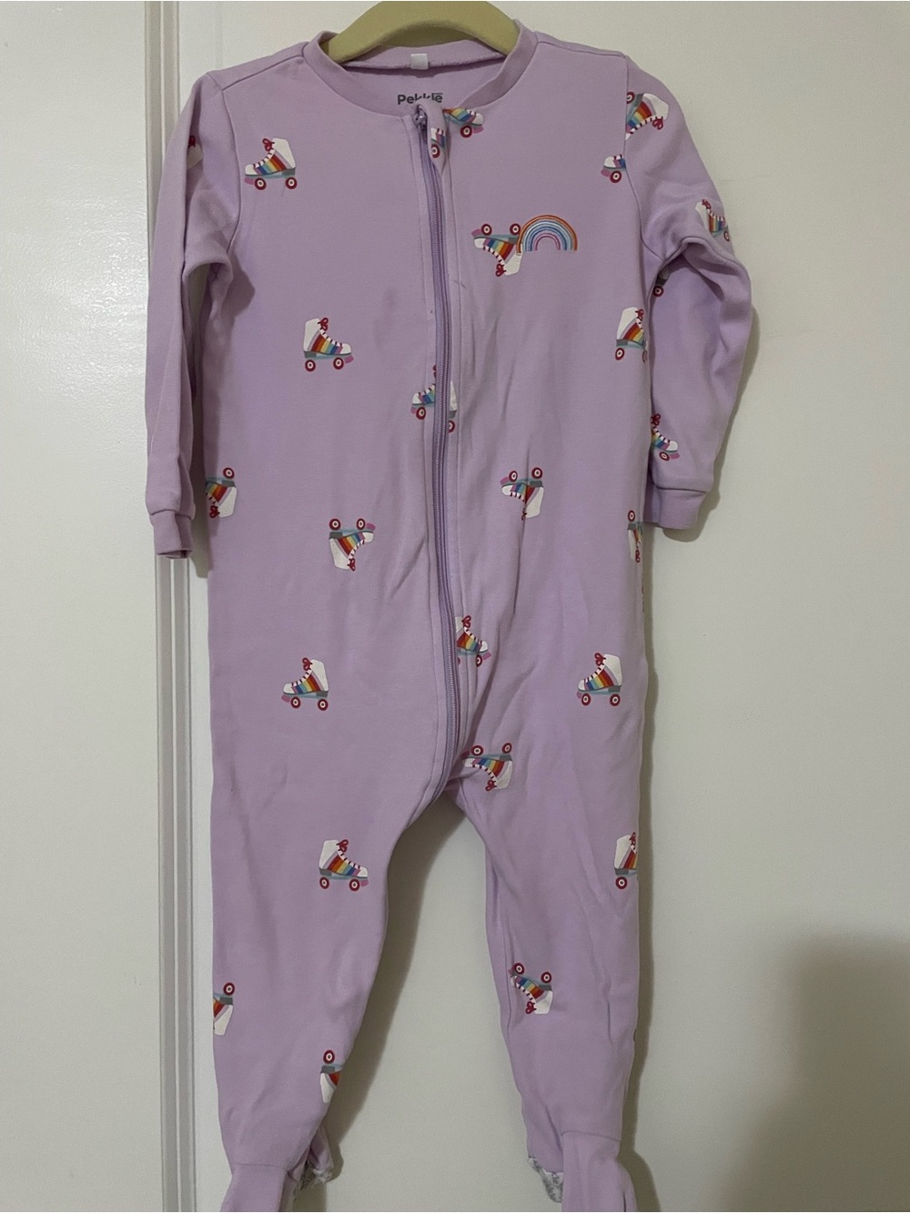 Lilac Unicorn Roller Footed One-Piece Pajama